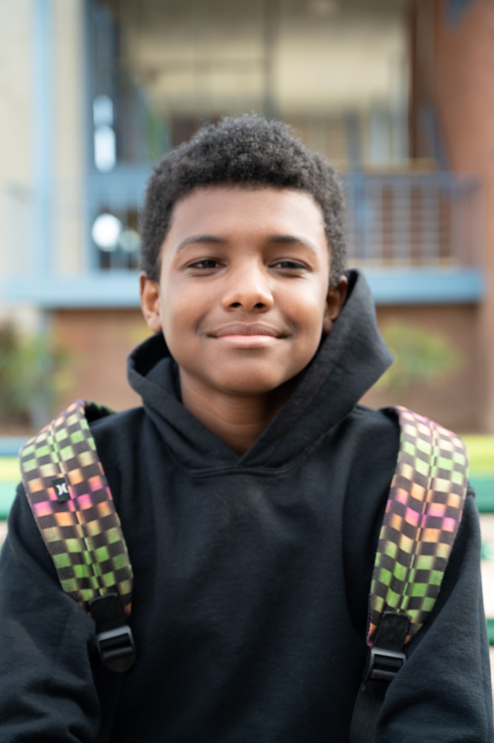 Architects of Hope youth participant photographed outdoors