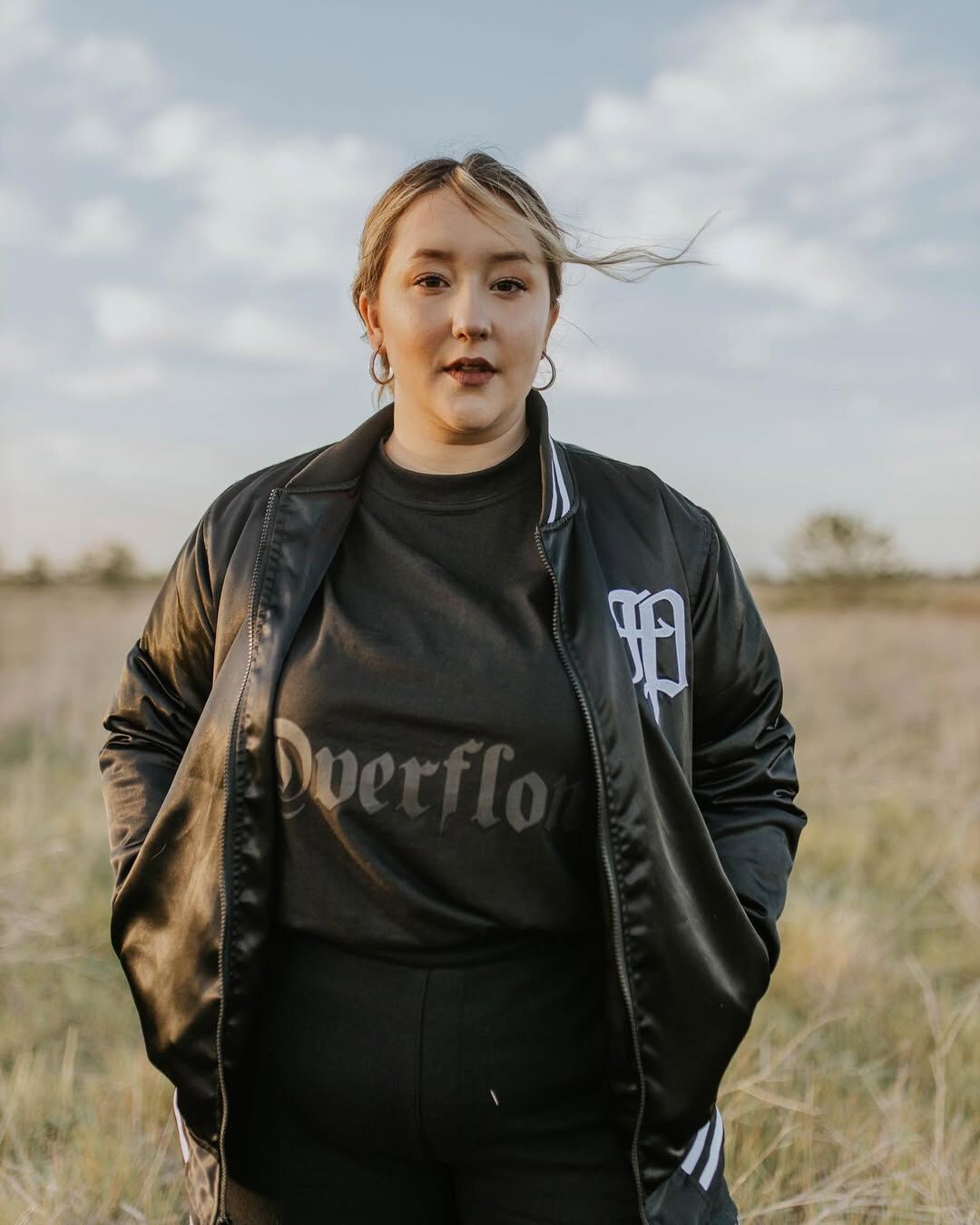 Model wearing Project Church apparel in the launch campaign